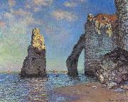 Claude Monet The Cliffs at Etretat oil